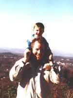 Daddy and Jacob at Carter's Mountain