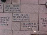 Jean and Kurt Adolf Brick Dedication